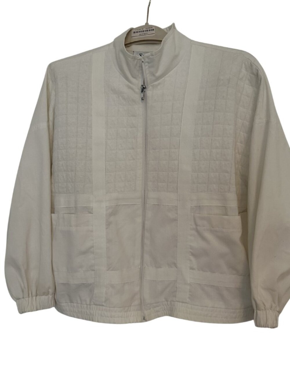 Pierre Cardin Vintage Cream Quilted Jacket Medium